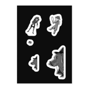 Detective Rainy Day Dreaming Sticker sheet