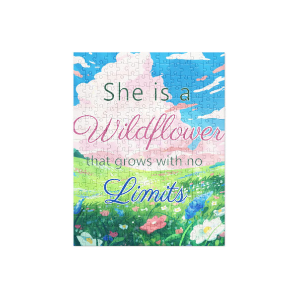 Jigsaw puzzle – “She is a wildflower that grows with no limits” - Image 2