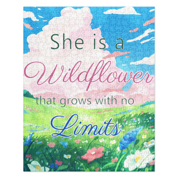 Jigsaw puzzle – “She is a wildflower that grows with no limits”